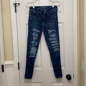 American Eagle hi-rise jegging size: 2